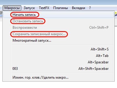 macros